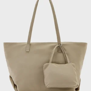 2 In 1 Nylontote Bag With Mini Bag